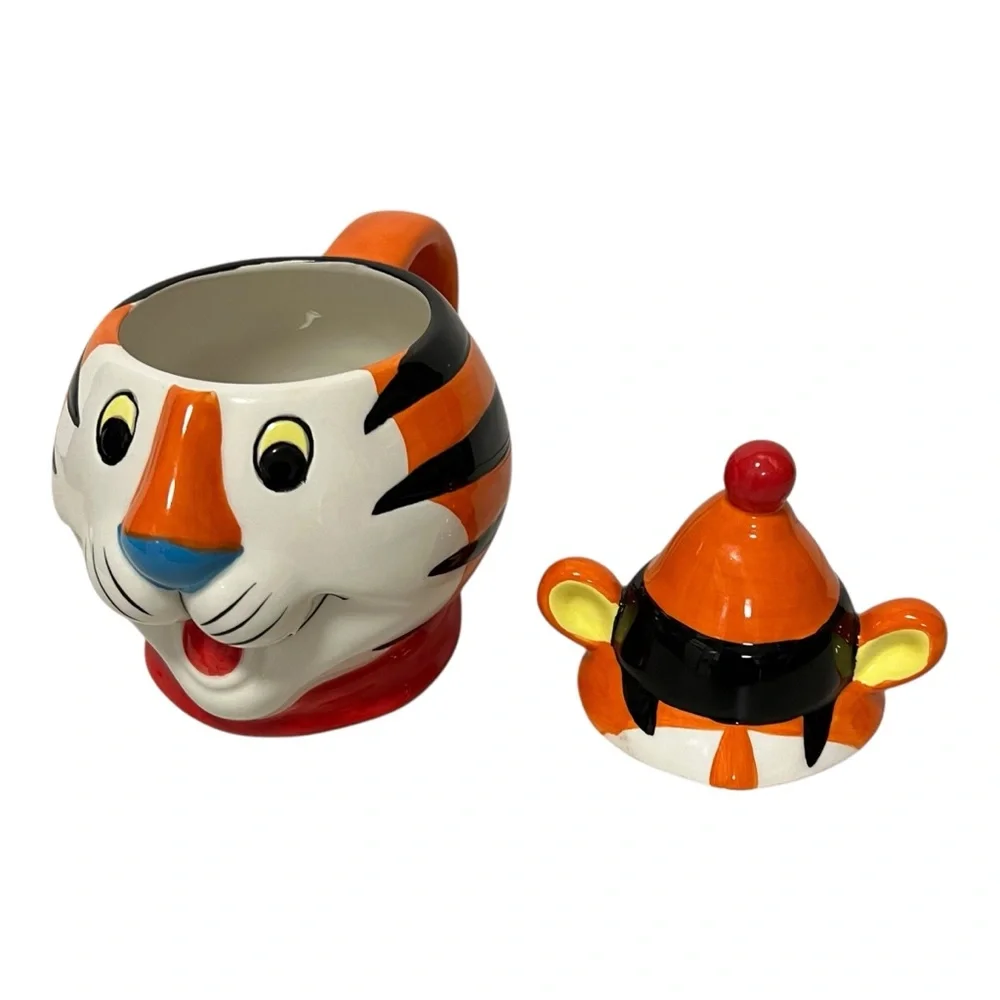 Kellogg’s Tony The Tiger Sugar Bowl Dish Ceramic
